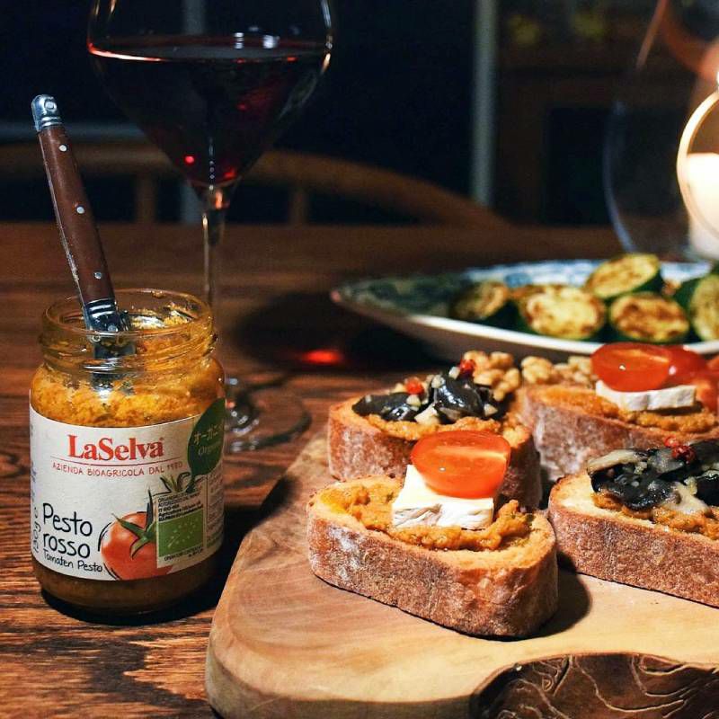 ラセルバ オーガニック ペストロッソ（イタリア産 有機JAS認定商品）画像