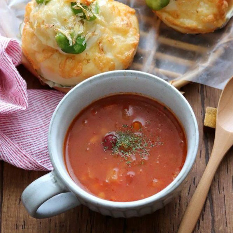 麻布十番シリーズ　6種野菜のミネストローネ画像２