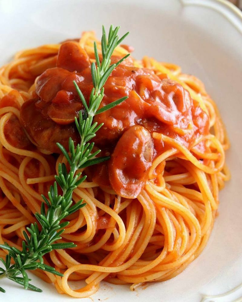 麻布十番シリーズ レトルトパスタソース「ミートソース」&「ナポリタン」イチオシのパスタソース２種お試しセット画像４