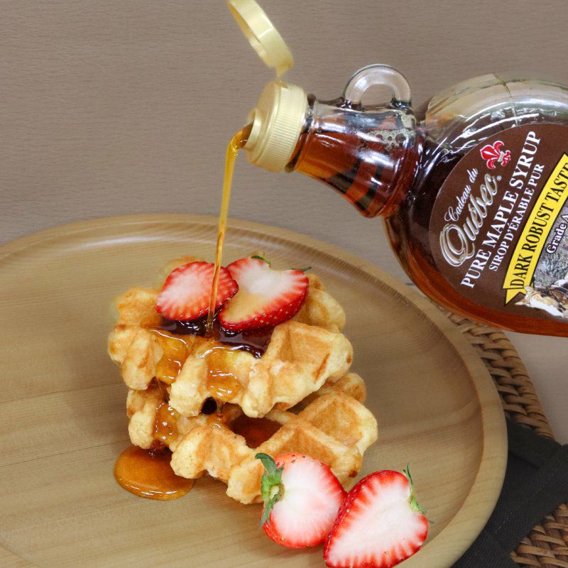 カドデュケベック メープルシロップ 「ダークロバストテイスト」グレードＡ (330g)画像2