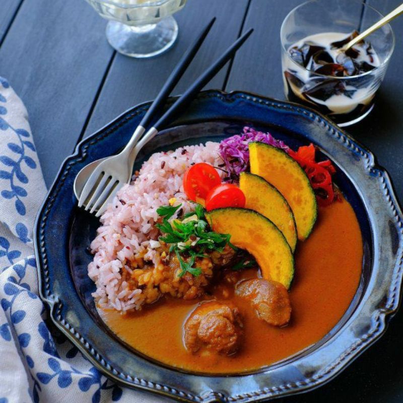 麻布十番シリーズ　Polieat 白ワインですっきり仕上げた 帆立の香りひろがる　北海道産帆立のカレー画像2