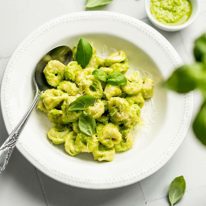 ジョバンニ　オーガニック　トルテリーニ （ベジタブル入り）裏ラベル