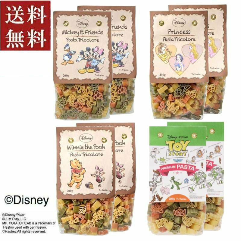 ■アソートセット　ダラコスタ ディズニーキャラクターパスタ 8袋セット（4種×各2袋）