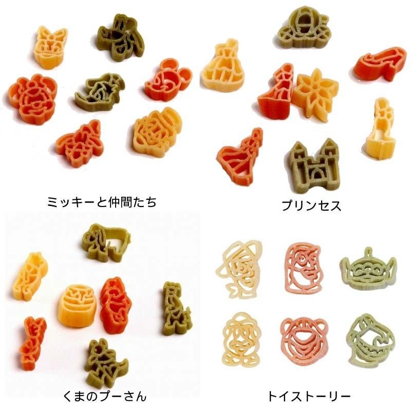 ■アソートセット　ダラコスタ ディズニーキャラクターパスタ 8袋セット（4種×各2袋）