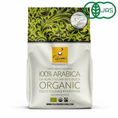 フィリコーリ・ゼッキーニ　 レギュラーコーヒー　オーガニック　100%アラビカ（粉)180g