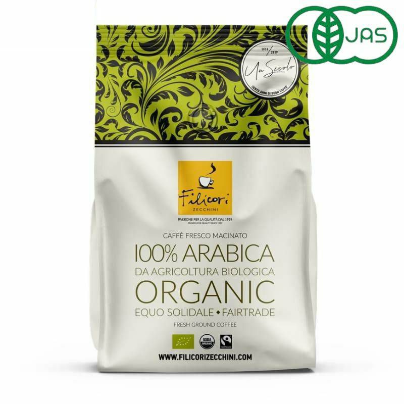 フィリコーリ・ゼッキーニ　 レギュラーコーヒー　オーガニック　100%アラビカ（粉)180g