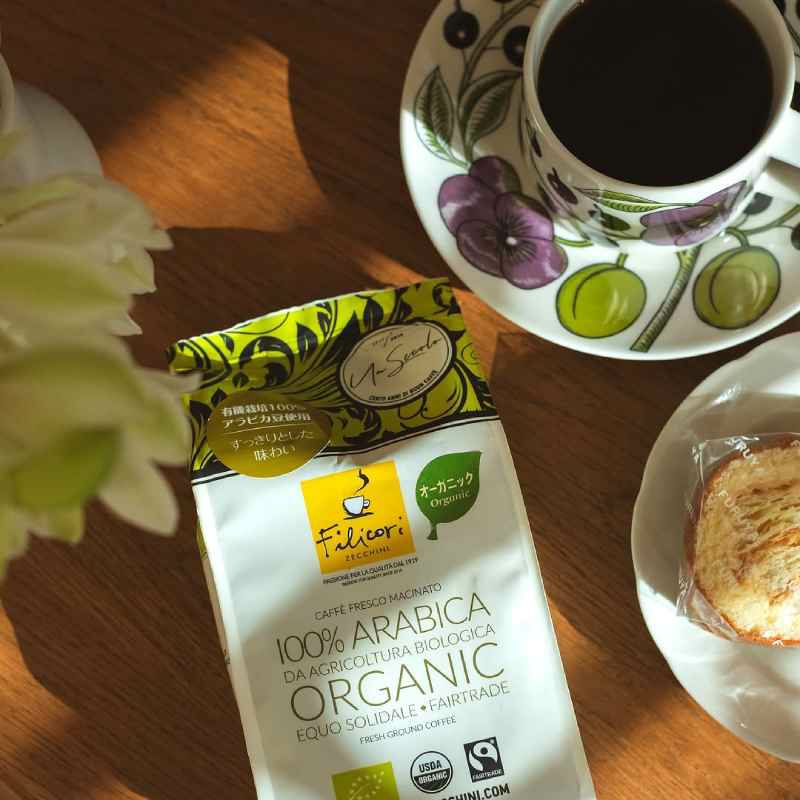 フィリコーリ・ゼッキーニ　 レギュラーコーヒー　オーガニック　100%アラビカ（粉)180g