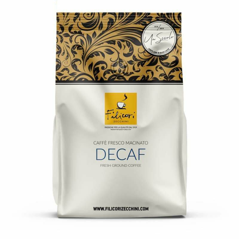 フィリコーリ・ゼッキーニ　 レギュラーコーヒー　デカフェ（粉)180g