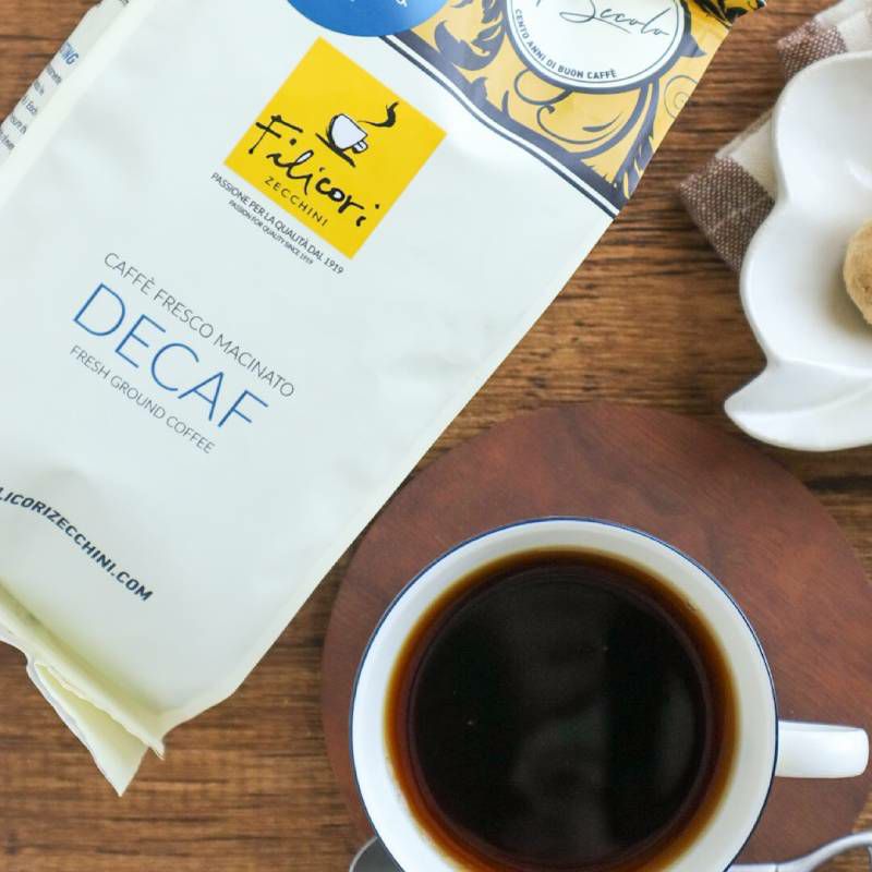 フィリコーリ・ゼッキーニ　 レギュラーコーヒー　デカフェ（粉)180g