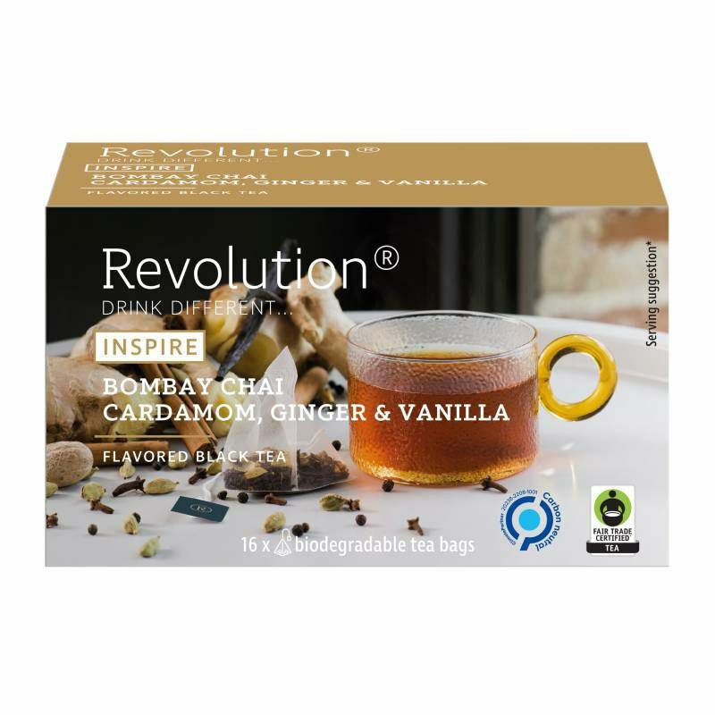 レボリューション　ブラックチャイ（カルダモン、ジンジャー＆バニラ）