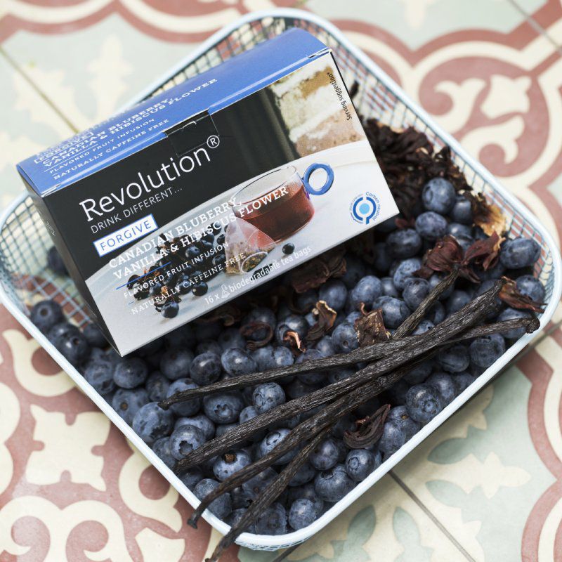 レボリューション　ブルーベリー、バニラ＆ハイビスカス