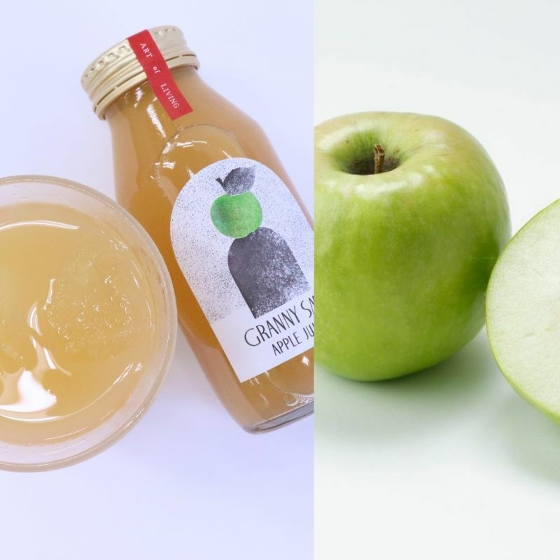 ■ひとつひとつ　りんごジュース5本セットC（4種類：御所川原・千雪・グラニースミス・はつ恋ぐりんｘ2）