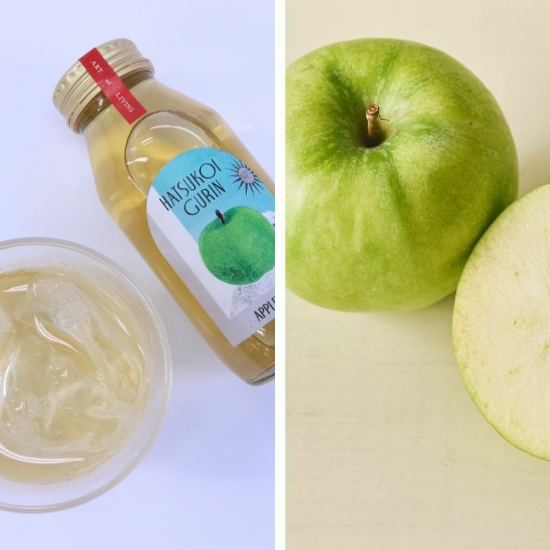 ■ひとつひとつ　りんごジュース5本セットC（4種類：御所川原・千雪・グラニースミス・はつ恋ぐりんｘ2）