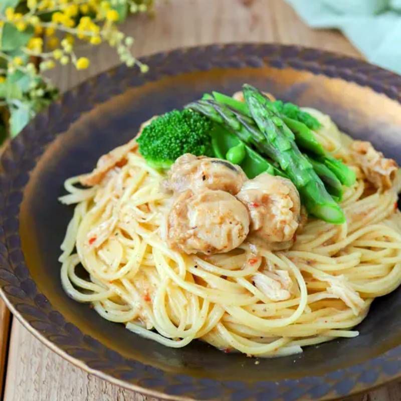 レトルトパスタソース 陸奥湾産ベビー帆立とからすみで作ったほどよい