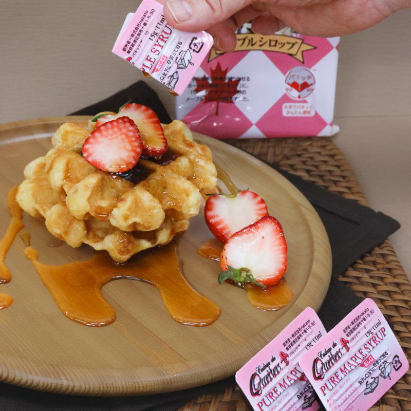 ■カドデュケベック メープルシロップ パキッテ 4個セット