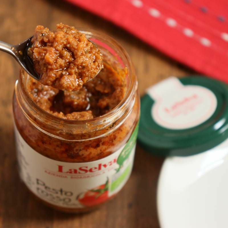 ■ラセルバ オーガニック ペストロッソ3個セット（イタリア産 有機JAS認定商品）